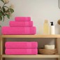 vidaXL Asciugamani per Sapone 10 pz Rosa 30x30 cm 360 g/m² 100% Cotone