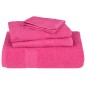 vidaXL Asciugamani per Sapone 10 pz Rosa 30x30 cm 360 g/m² 100% Cotone