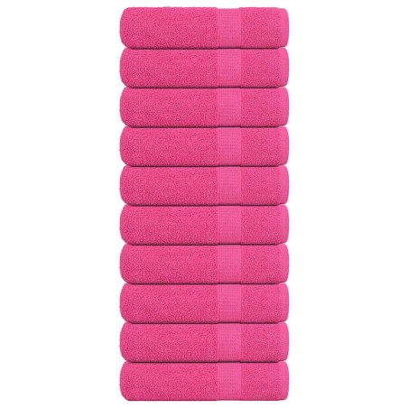 vidaXL Asciugamani da Bagno 10 pz Rosa 100x150 cm 360 g/m² 100% Cotone