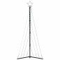 vidaXL Albero di Natale a LED 339 LED Bianco Caldo 182 cm