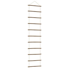vidaXL Decorazione da Parete a Forma di Scala 50x200 cm Ramo Naturale