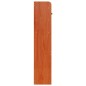 vidaXL Testiera con Ripiani Marrone Cera 75 cm in Legno di Pino vidaXL Testiera con Ripiani Marrone Cera 75 cm in Legno di Pino