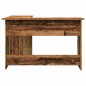 vidaXL Scrivania Angolare Legno Antico 120x140x75 cm Legno Multistrato