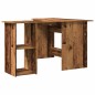 vidaXL Scrivania Angolare Legno Antico 120x140x75 cm Legno Multistrato