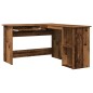 vidaXL Scrivania Angolare Legno Antico 120x140x75 cm Legno Multistrato