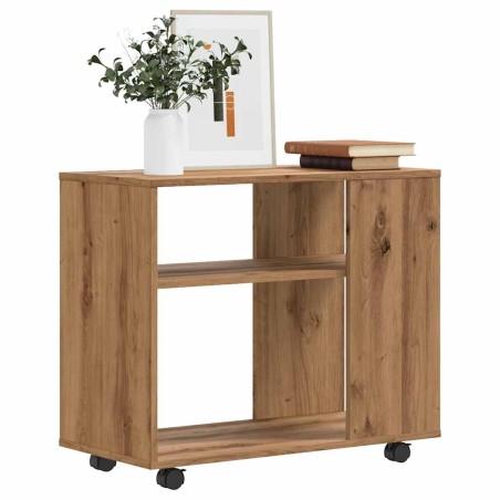 vidaXL Tavolino da Salotto Rovere Artigianale 70x35x55cm in Truciolato