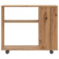 vidaXL Tavolino da Salotto Rovere Artigianale 70x35x55cm in Truciolato vidaXL Tavolino da Salotto Rovere Artigianale 70x35x55cm in Truciolato
