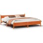 vidaXL Letto senza Materasso Marrone Cera 200x200 cm in Legno di Pino vidaXL Letto senza Materasso Marrone Cera 200x200 cm in Legno di Pino