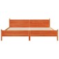 vidaXL Letto senza Materasso Marrone Cera 200x200 cm in Legno di Pino vidaXL Letto senza Materasso Marrone Cera 200x200 cm in Legno di Pino