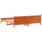 vidaXL Letto senza Materasso Marrone Cera 200x200 cm in Legno di Pino vidaXL Letto senza Materasso Marrone Cera 200x200 cm in Legno di Pino
