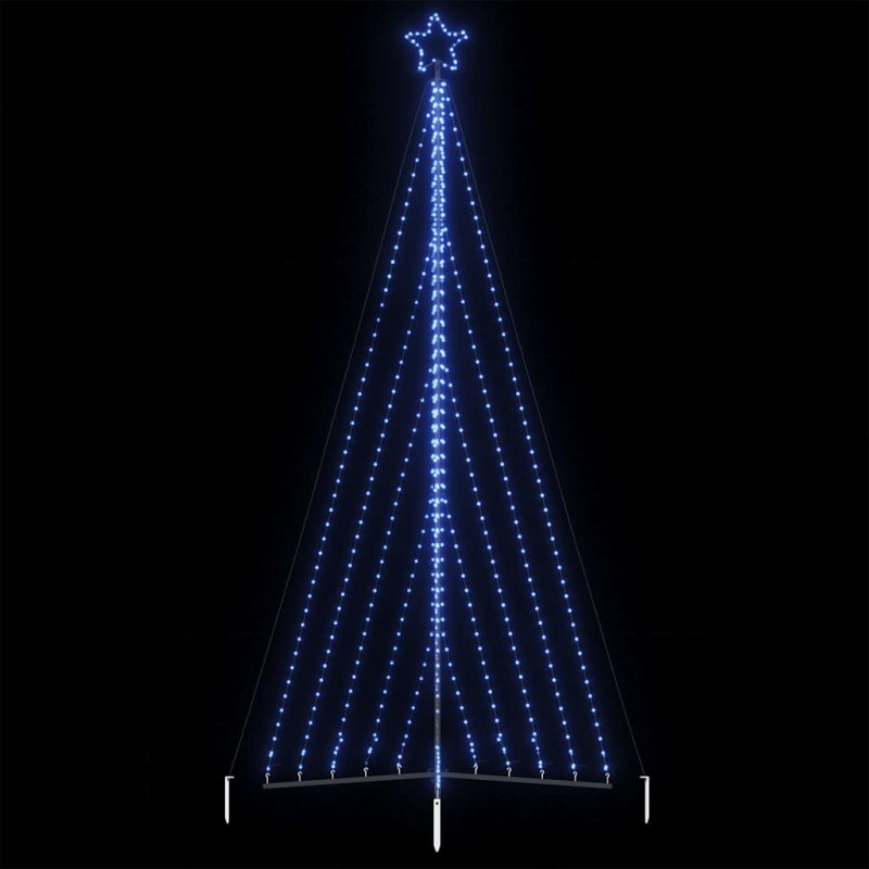 vidaXL Albero di Natale a LED 570 LED Blu 399 cm