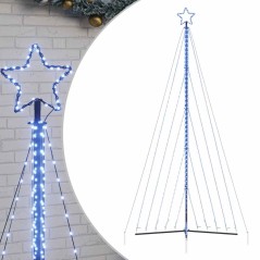 vidaXL Albero di Natale a LED 570 LED Blu 399 cm