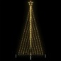 vidaXL Albero di Natale a LED 570 LED Bianco Caldo 399 cm