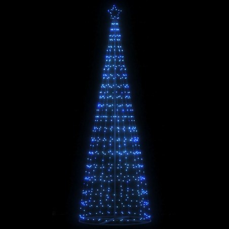vidaXL Albero di Natale a LED 550 LED Blu 304 cm