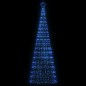 vidaXL Albero di Natale a LED 550 LED Blu 304 cm