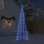 vidaXL Albero di Natale a LED 550 LED Blu 304 cm