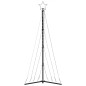 vidaXL Albero di Natale a LED 339 LED Bianco Caldo 187 cm