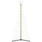 vidaXL Albero di Natale a LED 339 LED Bianco Caldo 187 cm