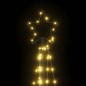 vidaXL Albero di Natale a LED 339 LED Bianco Caldo 187 cm