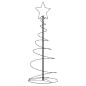 vidaXL Albero di Natale a LED 80 LED Bianco Caldo 120 cm vidaXL Albero di Natale a LED 80 LED Bianco Caldo 120 cm