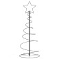 vidaXL Albero di Natale a LED 80 LED Bianco Caldo 120 cm vidaXL Albero di Natale a LED 80 LED Bianco Caldo 120 cm