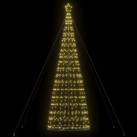 vidaXL Albero di Natale a LED 1534 LED Bianco Caldo 503 cm
