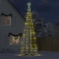 vidaXL Albero di Natale a LED 1534 LED Bianco Caldo 503 cm