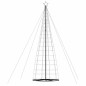 vidaXL Albero di Natale a LED 1534 LED Bianco Caldo 503 cm