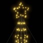 vidaXL Albero di Natale a LED 1534 LED Bianco Caldo 503 cm