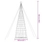 vidaXL Albero di Natale a LED 1534 LED Bianco Caldo 503 cm