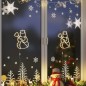 vidaXL Luci di Natale Pupazzo Neve Silhouette 2 pz 35 LED Bianco Caldo vidaXL Luci di Natale Pupazzo Neve Silhouette 2 pz 35 LED Bianco Caldo