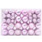 vidaXL Palline di Natale 100 pz Rosa Ø3/4/6 cm