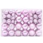 vidaXL Palline di Natale 100 pz Rosa Ø3/4/6 cm