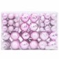 vidaXL Palline di Natale 100 pz Rosa Ø3/4/6 cm