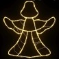 vidaXL Luci di Natale Angelo Silhouette 2 pz 50 LED Bianco Caldo vidaXL Luci di Natale Angelo Silhouette 2 pz 50 LED Bianco Caldo