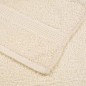 vidaXL Asciugamani 10 pz Crema 50x100 cm 360 g/m² 100% Cotone