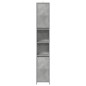 vidaXL Set Mobili da Bagno 3 pz Grigio Cemento in Legno Multistrato vidaXL Set Mobili da Bagno 3 pz Grigio Cemento in Legno Multistrato