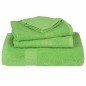 vidaXL Asciugamani Ospiti 10 pz Verde Mela 30x50 cm 360 g/m² Cotone