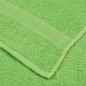 vidaXL Asciugamani Ospiti 10 pz Verde Mela 30x50 cm 360 g/m² Cotone