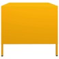vidaXL Tavolino Giallo Senape 68,5x50x43,5cm Acciaio Laminato a Freddo vidaXL Tavolino Giallo Senape 68,5x50x43,5cm Acciaio Laminato a Freddo