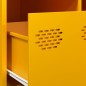 vidaXL Tavolino Giallo Senape 68,5x50x43,5cm Acciaio Laminato a Freddo vidaXL Tavolino Giallo Senape 68,5x50x43,5cm Acciaio Laminato a Freddo