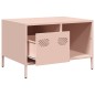 vidaXL Tavolino Rosa 68,5x50x43,5 cm in Acciaio Laminato a Freddo vidaXL Tavolino Rosa 68,5x50x43,5 cm in Acciaio Laminato a Freddo