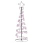 vidaXL Albero di Natale a LED con Palline 100 LED Bianco Caldo 150 cm vidaXL Albero di Natale a LED con Palline 100 LED Bianco Caldo 150 cm