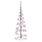 vidaXL Albero di Natale a LED con Palline 100 LED Bianco Caldo 150 cm vidaXL Albero di Natale a LED con Palline 100 LED Bianco Caldo 150 cm