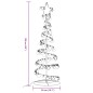 vidaXL Albero di Natale a LED con Palline 100 LED Bianco Caldo 150 cm vidaXL Albero di Natale a LED con Palline 100 LED Bianco Caldo 150 cm