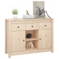 Credenza 100x35x74,5 cm in Legno Massello di Pino Credenza 100x35x74,5 cm in Legno Massello di Pino