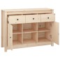 Credenza 100x35x74,5 cm in Legno Massello di Pino Credenza 100x35x74,5 cm in Legno Massello di Pino