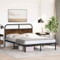 vidaXL Giroletto senza Materasso Rovere Fumo 120x200 cm in Truciolato vidaXL Giroletto senza Materasso Rovere Fumo 120x200 cm in Truciolato