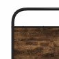 vidaXL Giroletto senza Materasso Rovere Fumo 120x190 cm in Truciolato