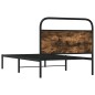 vidaXL Giroletto senza Materasso Rovere Fumo 107x203 cm in Truciolato vidaXL Giroletto senza Materasso Rovere Fumo 107x203 cm in Truciolato